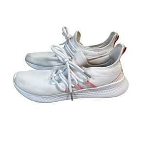 Adidas Puremotion Adapt‎ Running Shoes White Pink Womens Size 10 Sneakers